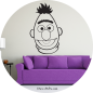 Preview: 46178 Bert Sesamstraße Wandtattoo